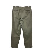 Tommy Hilfiger khaki pants 34 x 30 mens vintage 1990s pleated trousers  - £23.27 GBP