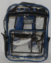 Shalam Imports Brand Eurogear Extreme Adventure Clear Backpack Blue - £17.48 GBP