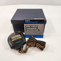 Timex Triathlon Multifunction Stopwatch Indiglo 30M Tropicana Branded NEW - £38.18 GBP