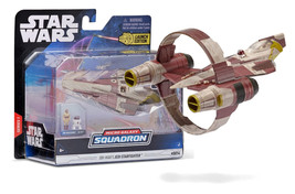 Star Wars Micro Galaxy Squadron Obi-Wan&#39;s Jedi Starfighter &amp; R4-P17 Figures NIB - $24.88