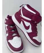 Nike Air Jordan 1 High Flyease GS Cardinal Red White  Size 7Y - $87.96 CAD
