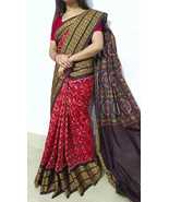 Embrace the Richness of Ikkat Silk with Pochampally Saree Celebration We... - £89.91 GBP