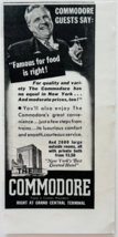1938 Commodore Hotel Advertisement Grand Central Terminal New York City ... - $375.29 MXN