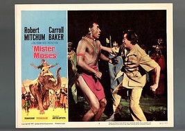 Mister MOSES-1965-LOBBY CARD-FN/VF-ADVENTURE-ROBERT Mitchum FN/VF - £20.67 GBP