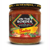 On The Border Medium Salsa, Gluten-Free, 16 oz Jar Pack Of 3  - $18.00