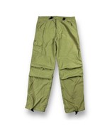 Vintage Tommy Hilfiger Y2k Green Cargo Pant Straight Leg Baggy 31x30 Con... - £29.73 GBP