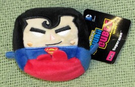 Kawaii Cubes Superman Mini Plush With Hang Tag 2&quot;X2&quot;X2&quot; Stuffed Toy Wish Factory - £2.47 GBP