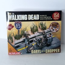 New The Walking Dead Daryl Dixon with Chopper McFarlane Toys Building Set NEW - £26.46 GBP