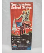 Vintage Northeastern United States Bicentennial Commemorative Road Map B... - €10,26 EUR