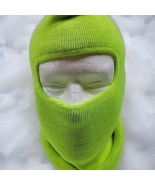 Tough Duck Fluorescent Green Balaclava Face Ski Mask Thinsulate Bright S... - $11.24