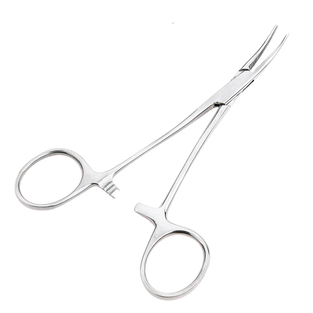 12.5/16/18cm stainless steel Hemostatic Forceps Pet Hair Clamp Fishing Loc Plier - £131.04 GBP