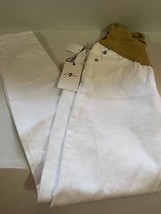 7 for all Mankind The Skinny Slim Illusion, White Maternity Jeans Size 26 - £76.45 GBP