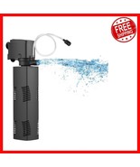 Submersible Aquarium Filter with Biochemical Filtration for 40-150 Gallo... - $70.23 CAD