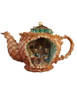 Quick Food Bear Tea Pot House Figurine Coffee Cottage Mini Resin Box Unb... - £11.70 GBP