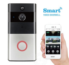 Smart Wireless WiFi Doorbell Intercom Video HD Camera Connects to Smartphone - £39.69 GBP