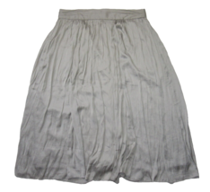 NWT J.Crew Point Sur Crinkled Maxi in Oyster Gray Long Skirt 18 $128 - $71.28