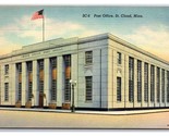Post Office Building St Cloud Minnesota MN UNP Linen  Postcard T21 - £2.29 GBP