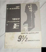 1969 Evinrude Parts List Catalog 9 1/2 Sportwin - £9.67 GBP