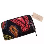 Vera Bradley Twilight Paisley Blue Pink Accordion Wallet New with Tags NWT - £23.32 GBP