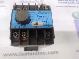 Eaton / Klockner-Moeller ETR 5-10 electronic timer relay - $50.25