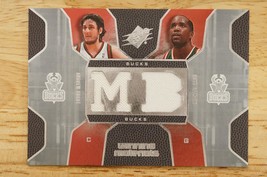 2007 SPx Winning Materials Combo Andrew Bogut Michael Redd WMC-RB Dual Jersey - £7.87 GBP