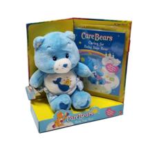 2003 CARE BEARS BABY TUGS BLUE BEAR W/ BOOK NEW IN BOX W/ TAG PLAY ALONG - £44.41 GBP