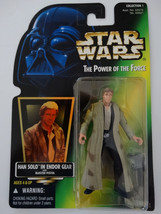 1996 Star Wars POTF Han Solo in Endor Gear with Blaster Pistol Figure - £11.94 GBP