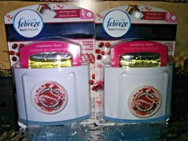 2 Febreze Set &amp; Refresh CRANBERRY CHEER refills fit Small Spaces - £15.37 GBP