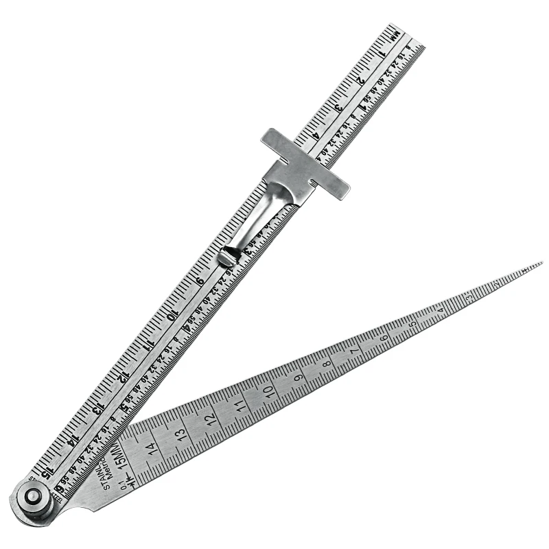 1set High Precision Taper Feeler Gauges 1-15mm Stainless Steel Depth Ruler Gap H - $155.60