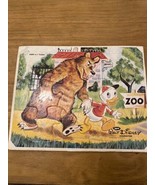 Vintage Walt Disney Jaymar Huey &amp; Bear Wooden Frame Tray Puzzle Donald D... - €12,04 EUR