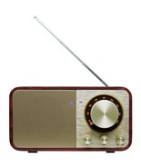 Bentmax Fm Radio With Bluetooth Retro Bluetooth Speaker Vintage Radio With - $39.97