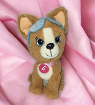 Mattel Barbie Pets Chihuahua Just Play Plush Brown Puppy Dog Stuffed Animal 7" - $9.53