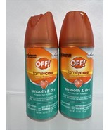 (2) OFF! Mosquito Repellent Smooth &amp; Dry Spray Travel Purse 2.5oz COMBIN... - $9.49