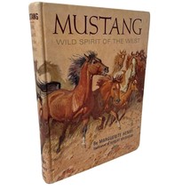 Mustang Wild Spirit of the West Hardcover By Marguerite Henry Vintage 1966 Nice - £15.47 GBP
