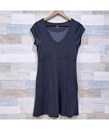Horny Toad & Co Athleisure Skater Dress Gray Cap Sleeve Tencel Womens Medium - $44.54