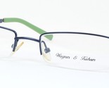 Wagner &amp; Kühner Kuhner WK 60179 450 BLUE /GREEN EYEGLASSES FRAME 50-18-1... - $47.09