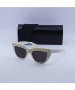 Saint Laurent SL759 004 Shiny Ivory/Black 53-20-145 Sunglasses New Authe... - $398.46