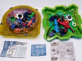 Huge Beyblades Lot 2 Arenas Multiple Launchers &amp; Spinners Burst Micros Shogun - £31.56 GBP