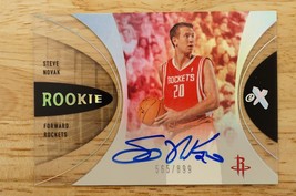2006-07 Fleer EX 565/899 Steve Novak #59 Rookie Auto RC Rockets NBA Basketball - £10.16 GBP