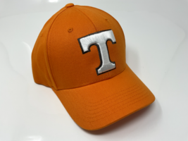 UNIVERSITY OF TENNESSEE VOLUNTEERS LOGO ORANGE CURVED BILL ADJUSTABLE HA... - £13.66 GBP