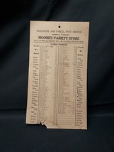 1913 Moore&#39;s Variety General Store Alstead New Hampshire Poster Hardstoc... - £21.83 GBP