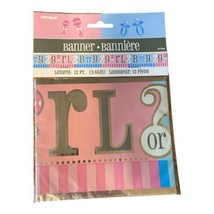 Baby Shower Gender Reveal Girl or Boy 12 Ft. Banner Party Supplies *New - £4.78 GBP