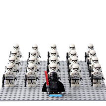 21Pcs Stormtrooper Army Military Star Wars Rebels Lego Moc Minifigures Toys - £26.37 GBP