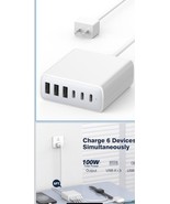 USB C Fast Charger Block, 100W 6 Ports Charging Station Hub for iPhone 1... - €22,17 EUR USB C Fast Charger Block, 100W 6 Ports Charging Station Hub for iPhone 1... - €22,17 EUR