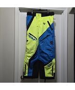 Fly Racing Snowmobile Hydraguard SNX PRO Pants Blue Green Men&#39;s M - $67.87