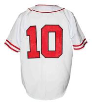 Custom Name # Tampa Smokers Retro Baseball Jersey Button Down White Any Size image 2