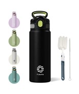 Thermos Bottle with Straw 600ml 720ml Stainless Steel Thermal Cup Car In... - $42.40 CAD+