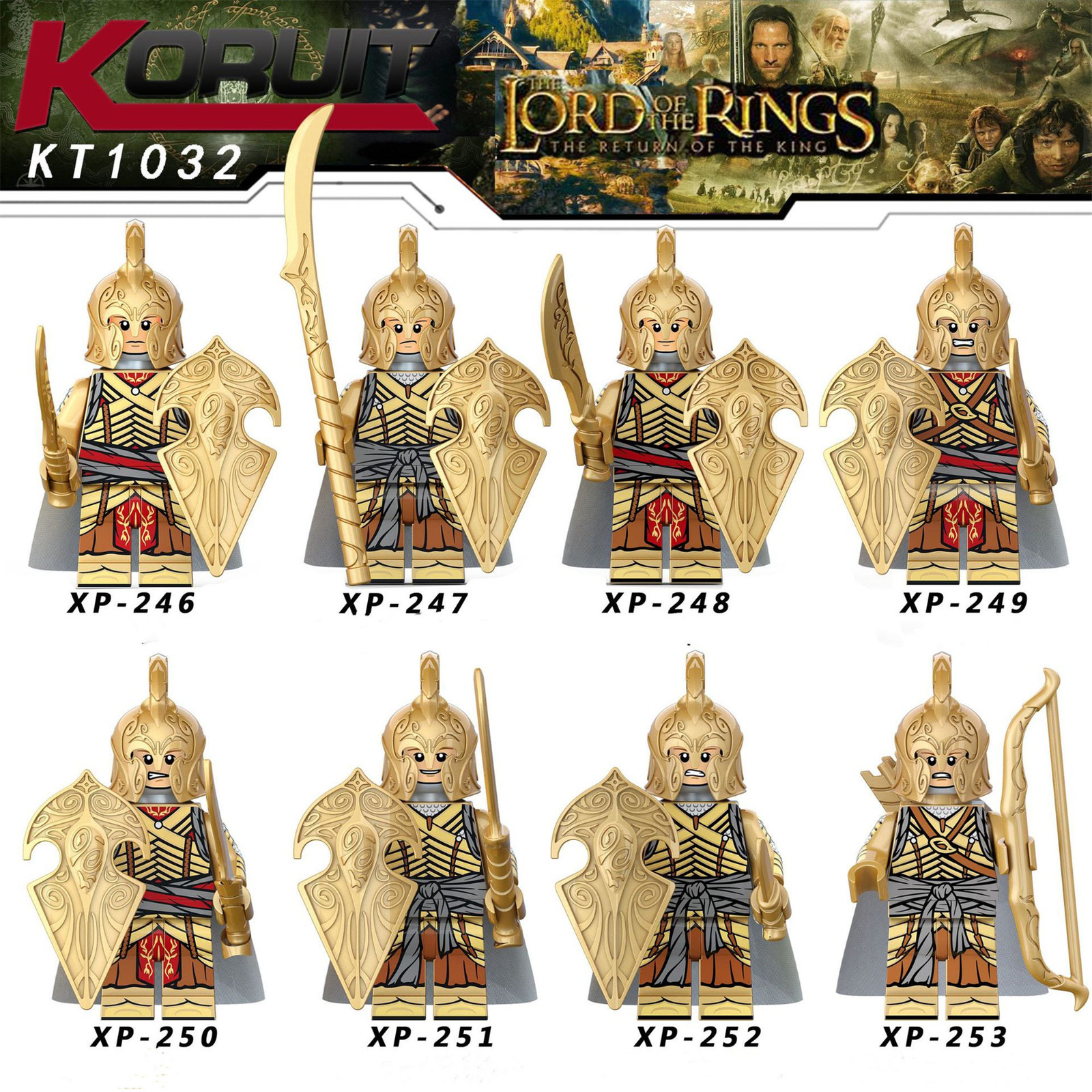 8PCS/SET Lord of The Rings Series Assembled Building Blocks LEGO Toy Gift - $16.99