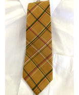 Yves Saint Laurent YSL Gold Paris Necktie  100% Silk Tie Vintage - $24.75