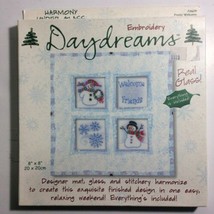 Dimensions Daydreams Embroidery Kit #72629 Frosty Welcome Snowman Winter NEW - $11.26